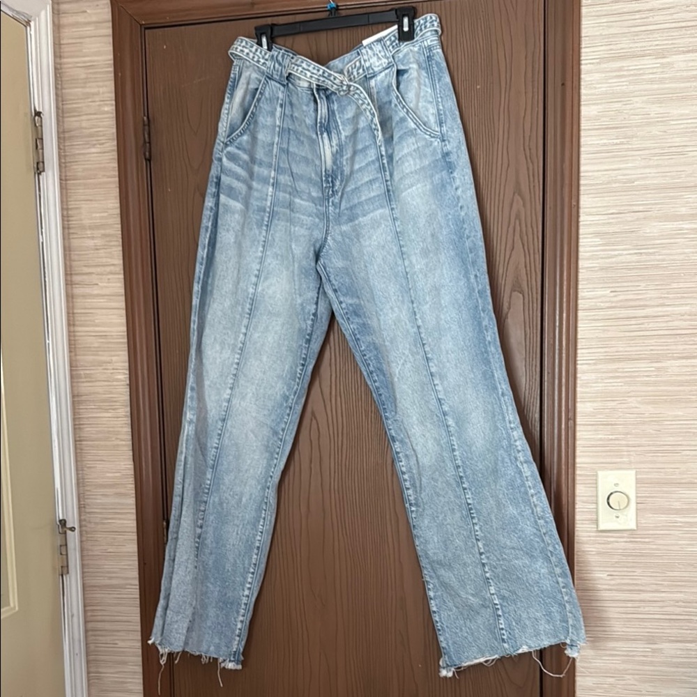 American Eagle Blue Vintage Flare Wide Leg Jeans